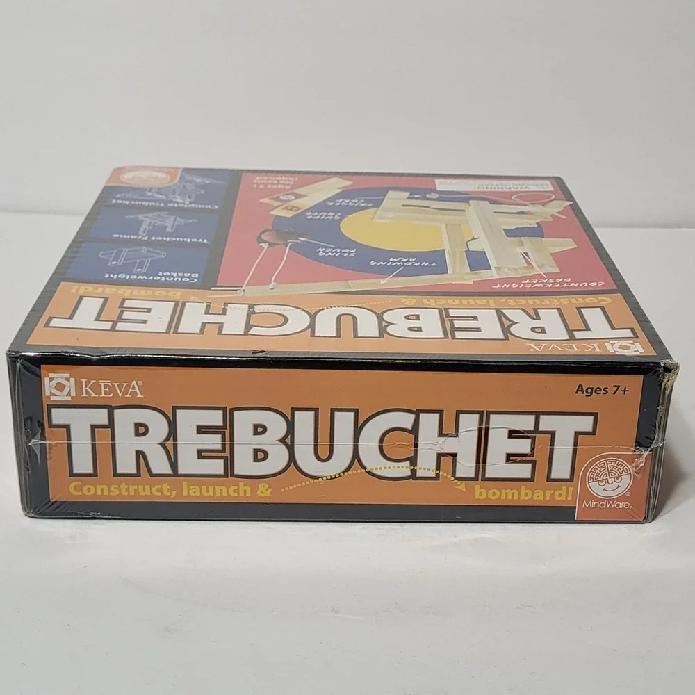 MindWare KEVA Trebuchet Wooden Construction Set STEM Building Kit 52131S4113MY